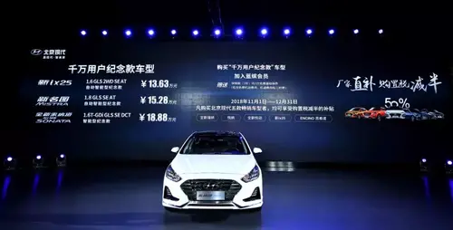 北京现代千万用户纪念版车型上市