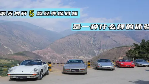 这是啥家庭啊，五辆经典保时捷摆门口随便开